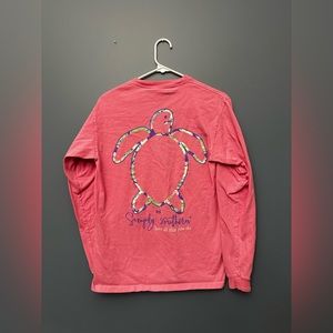 Pink simply southern long sleeve shirt